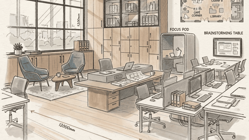 rénovation open space à toulouse